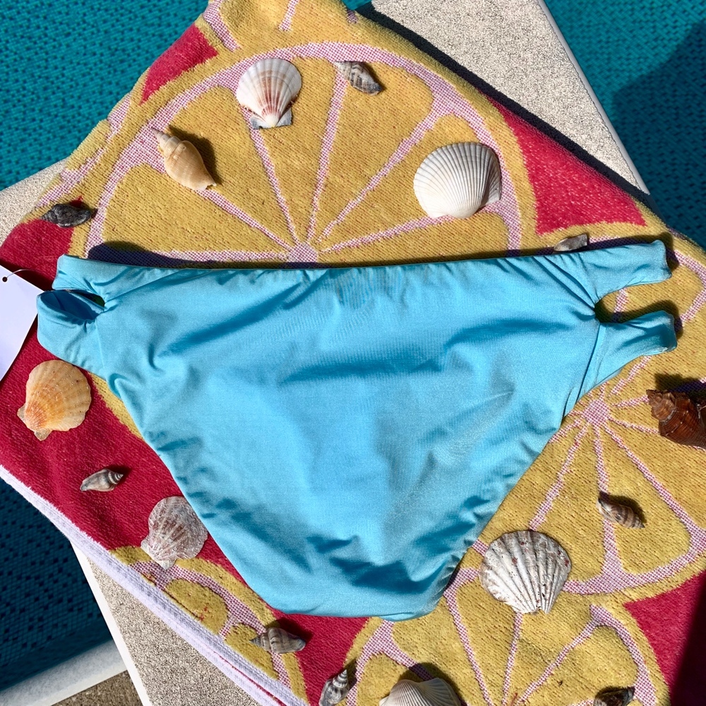 The Bikini Lab Blue Hipster Bikini Bottoms - Picture 4 of 7